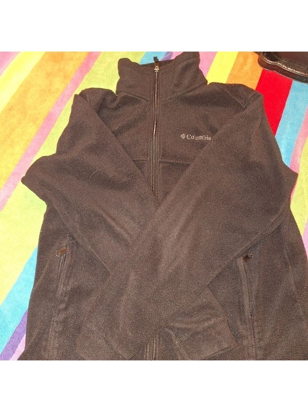 Columbia Sportswear Black Fleece Jacket Youth Extra Large